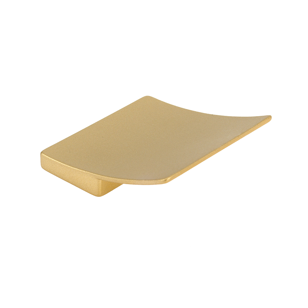 Topex 8-104100320903 CURVED SQUARE PULL 32MM MATTE BRASS